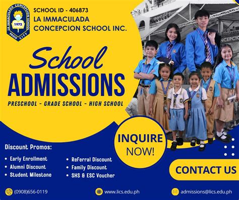 ESC Application – La Immaculada Concepcion School.
